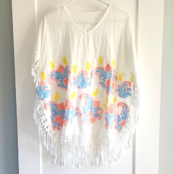 Embroidered Tassle Swim Cover! Would Fit Medium Or Small - Picture 1 of 5